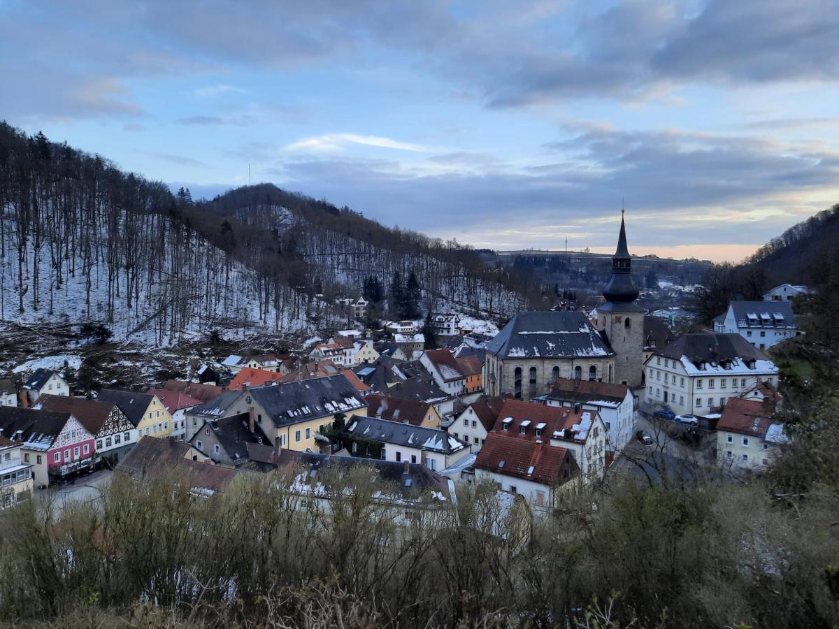 Pension Hofer Bad Berneck im Fichtelgebirge Eksteriør bilde